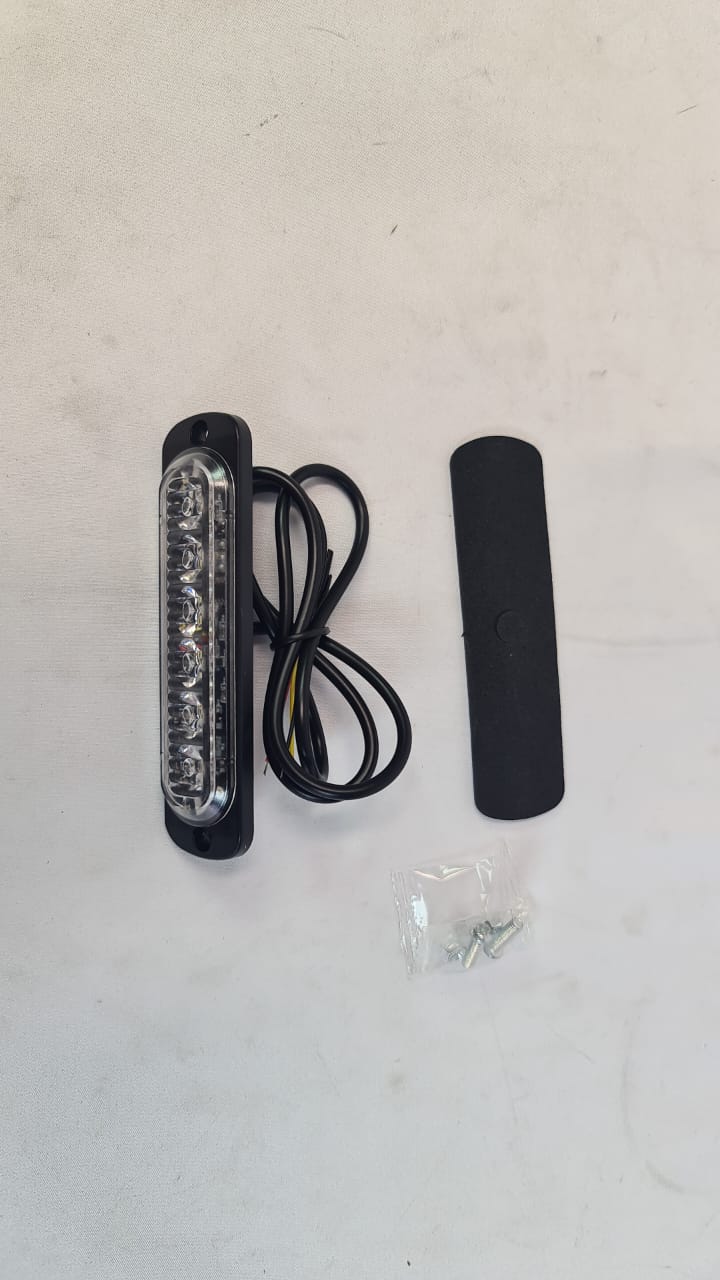 LED warning light 12-24v White