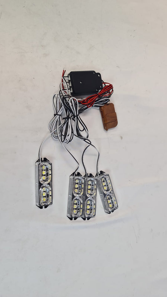LT-816 LED FLASHING LIGHT FOR GRILL SCREW ON WHITE