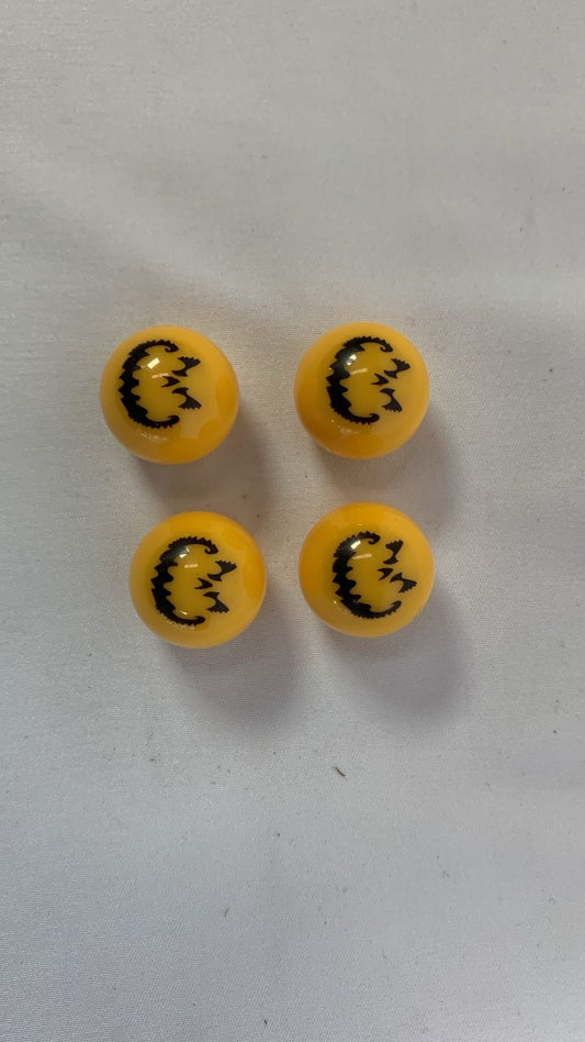 Sour face emoji valve caps