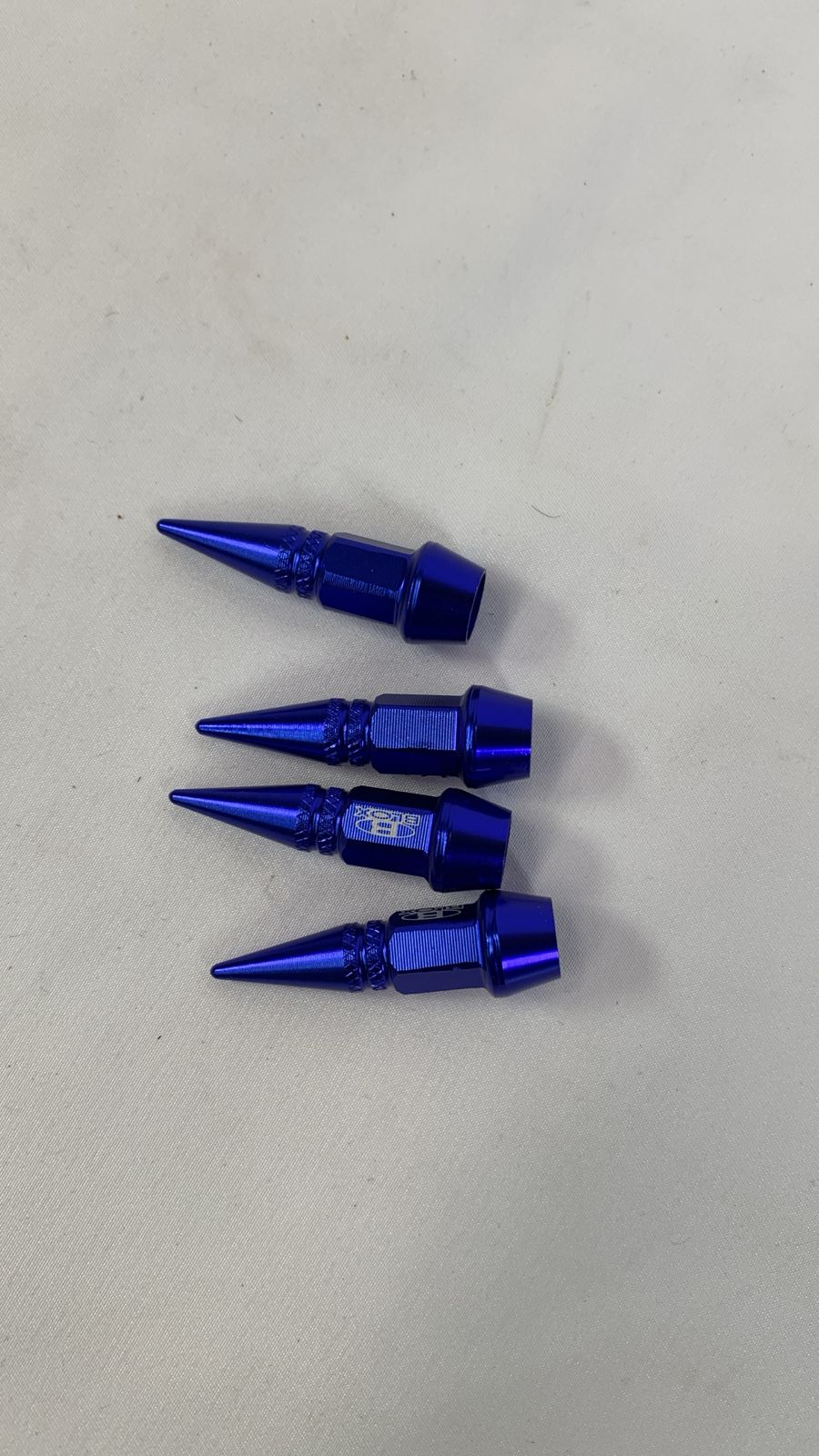 Spike valve cap blue