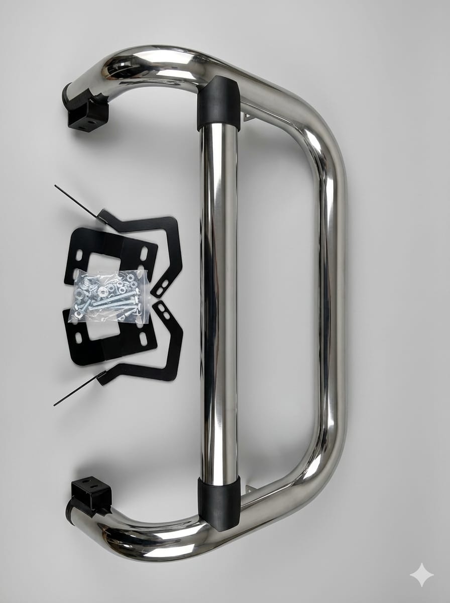 NUDGE BAR MITSUBISH TRITON 2016+ CHORME ROUND PIPE A000236/A000018 @