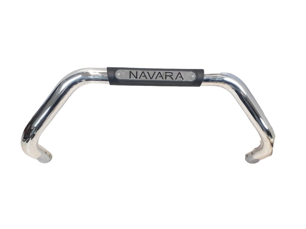 NUDGE BAR NISSAN NAVAR 2021+ CHORME OPEN PIPE A000235/0023 SQ @