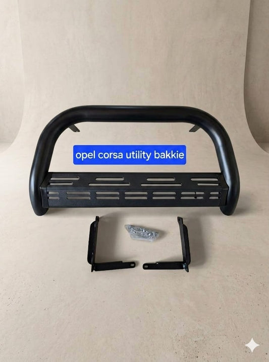 NUDGE BAR OPEL CORSA BAKKIE 2002-2009 BLACK NEW @