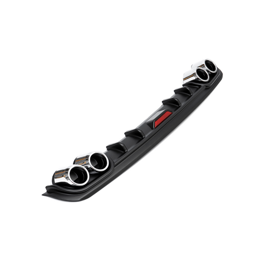DIFFUSER UNIVERSAL 129CM B BLK/RED WITH REFLECTER 4 LINE