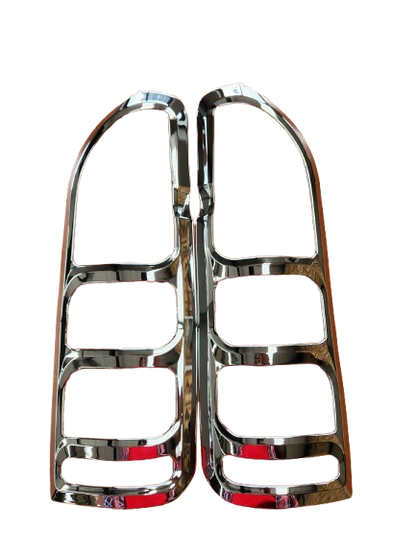 Toyota Quantum Tail Light Trims Chrome/Black 2012+ DO