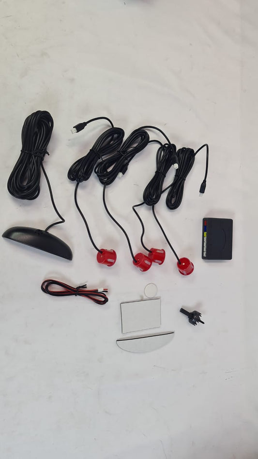 Assistant parking sensor 4 hole Red