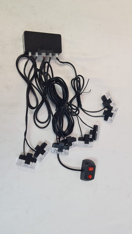 LED flash light different colors , V28-H 12-24v Red