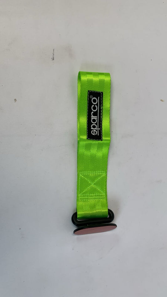 Stick on towing rope