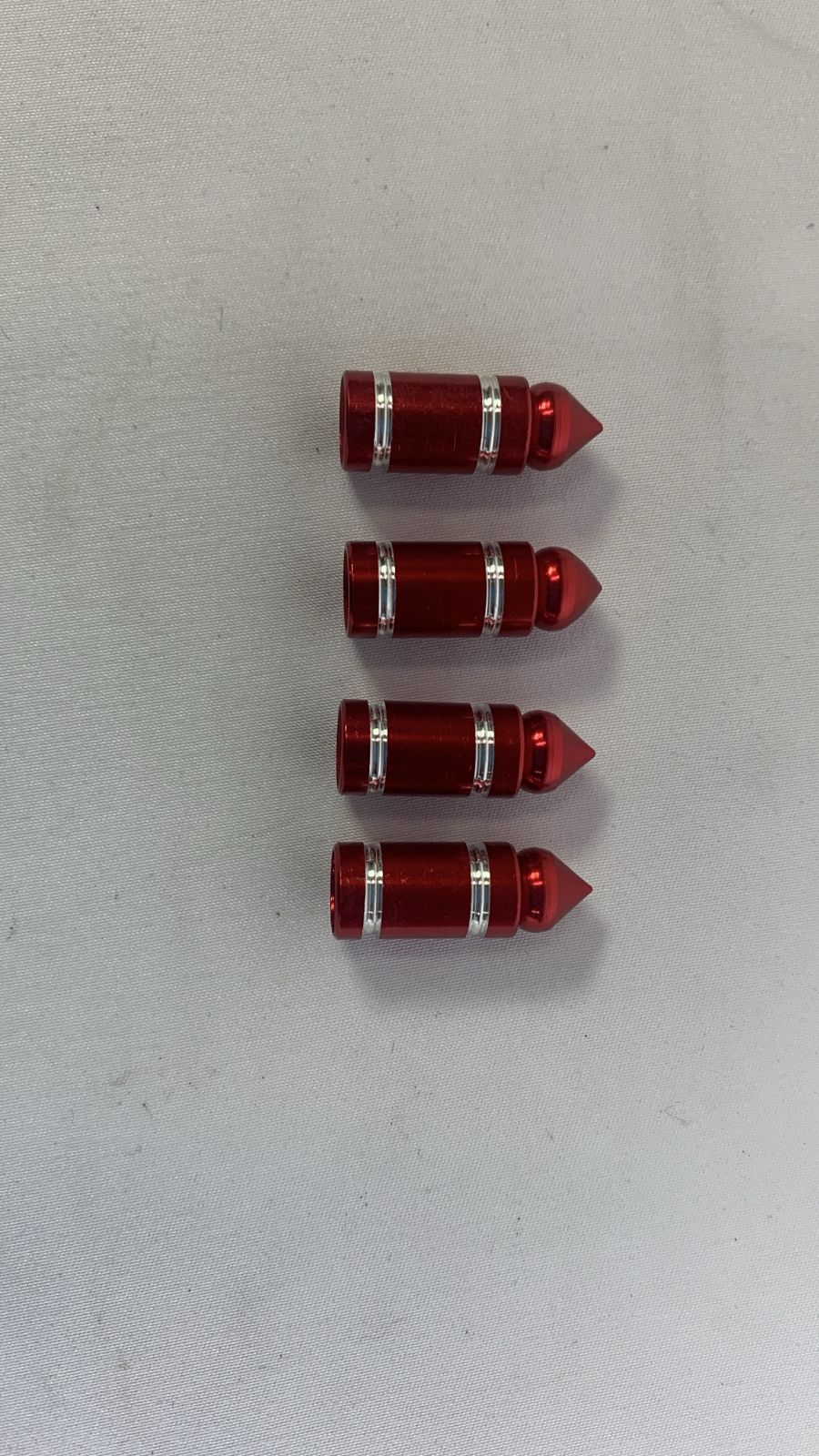 Valve caps red