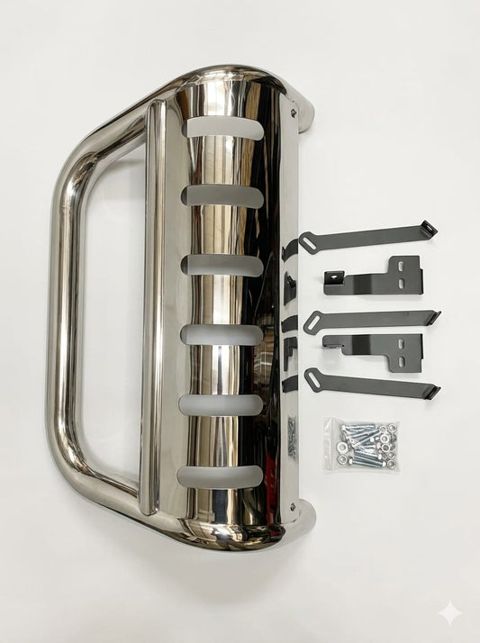 NUDGE BAR TOYOTA HILUX REVO/ROCCO  2022+CHORME MESH BIG PLATE A000021 @