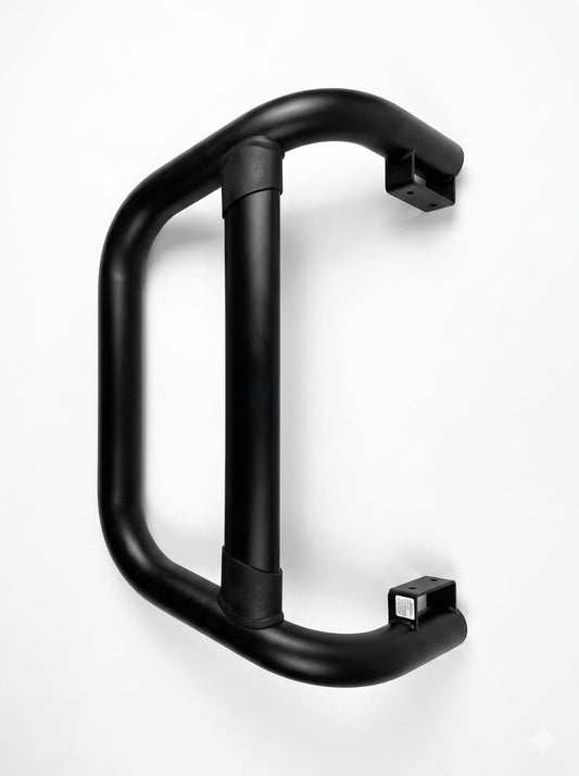 NUDGE BAR TOYOTA HILUX ROCCO 2021+ BLACK OVEL PIPE A000232/0026