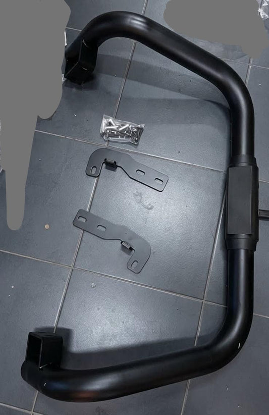 NUDGE BAR ISUZU DMAX 2021+ BLACK OPEN PIPE A000218/0041 @