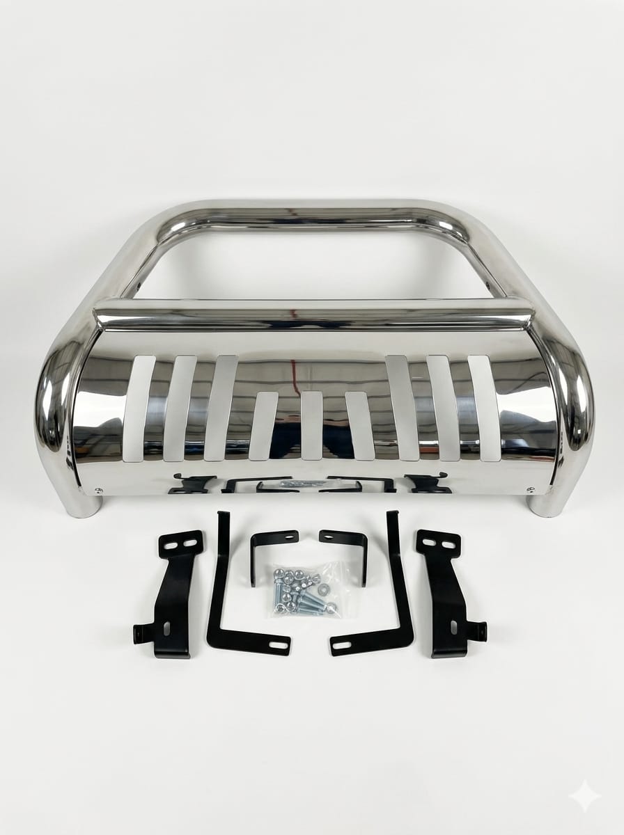 NUDGE BAR FORD RANGER T6/T7  2012-2018 BIG PLATE CHORME   A000009 @