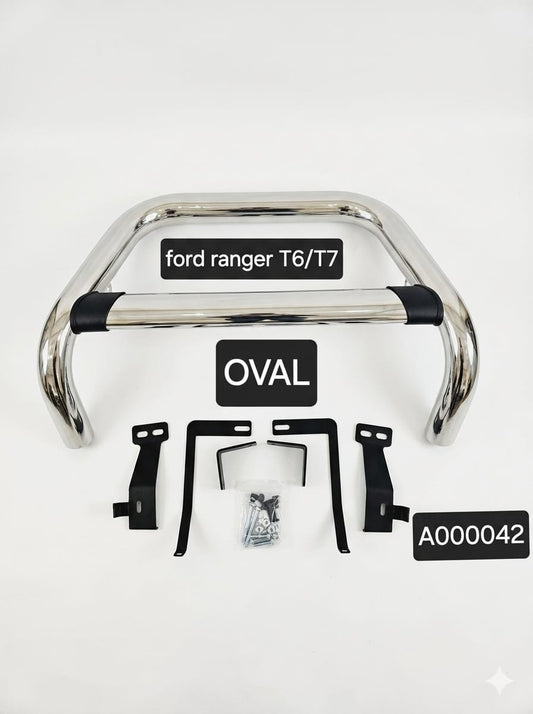 NUDGE BAR FORD RANGER T6/T7 2012-2018 CHORME A000042 @