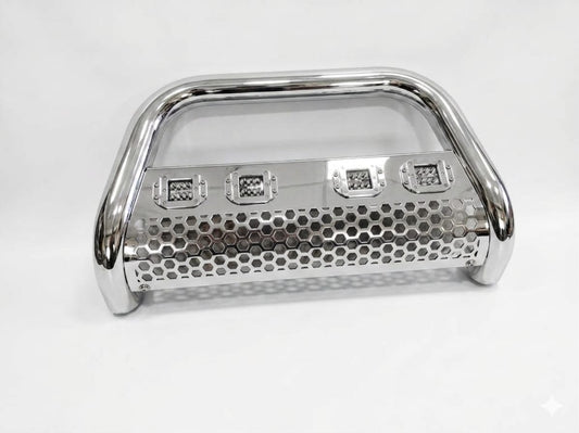 NUDGE BAR FORD RANGER  T6/T7 2012-2018 CHORME  LED LIGHT BIG PLATE JX Q102R  @