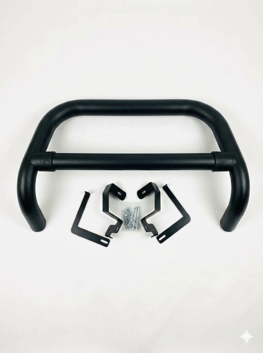 NUDGE BAR  TOYOTA HILUX FORTUNER 2012+  BLACK  ROUND PIPE  A000237/A000192 @