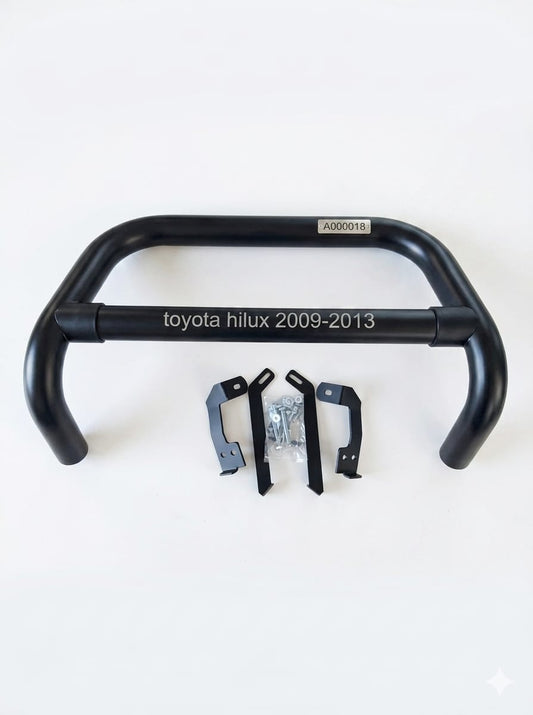 NUDG BAR TOYOTA HILUX VIGO  2009-2013  BLACK  ROUND  PIPE A000237/A000192 @