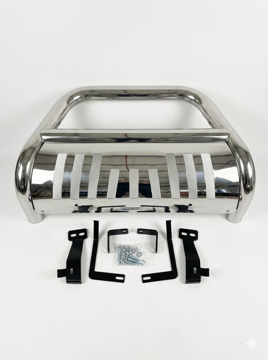 NUDGE BAR FORD  RANGER T6/T7 2012-2018 BIG PLATE CHORME  A000011 @