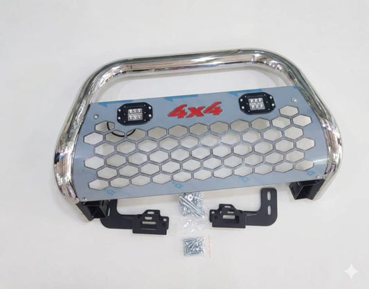 NUDGE BAR FORD RANGER T6/T7 2012-2018 CHORME BIG PLATE  JX Q101R @